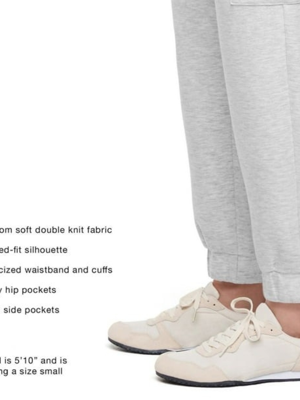 EXPRESS Women's Light Gray Cargo Sweatpants